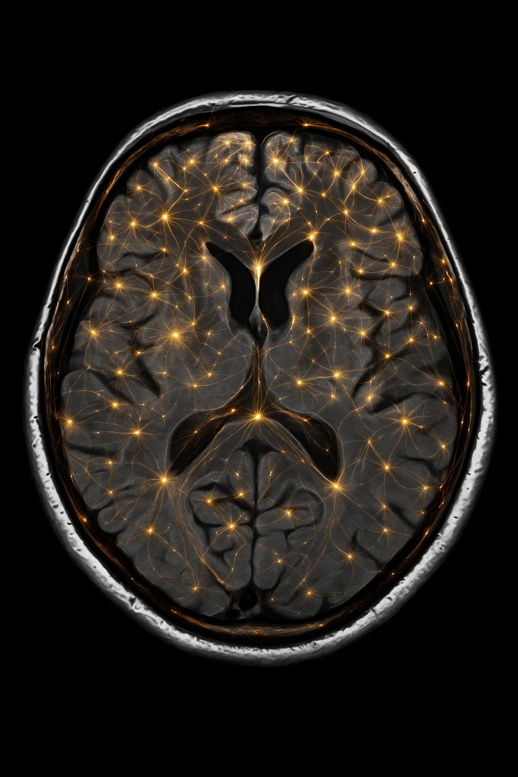 Abstract Brain Network Image